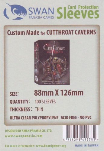 Swan Card Sleeves: 88x126 mm Cutthroat Caverns -100 per pack